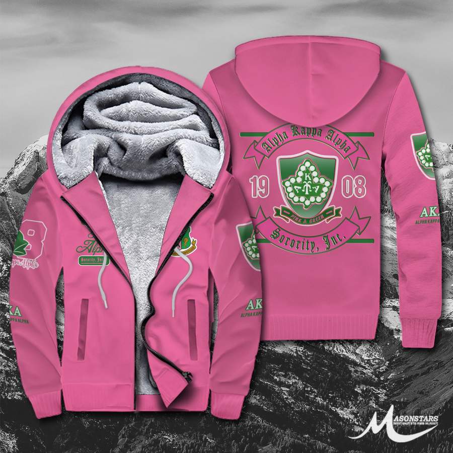 Alpha Kappa Alpha Fleece Zip Hoodies 281020195