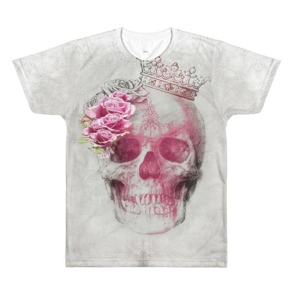 Skull Gift Skull Queen Rose All-Over Printed T-Shirt