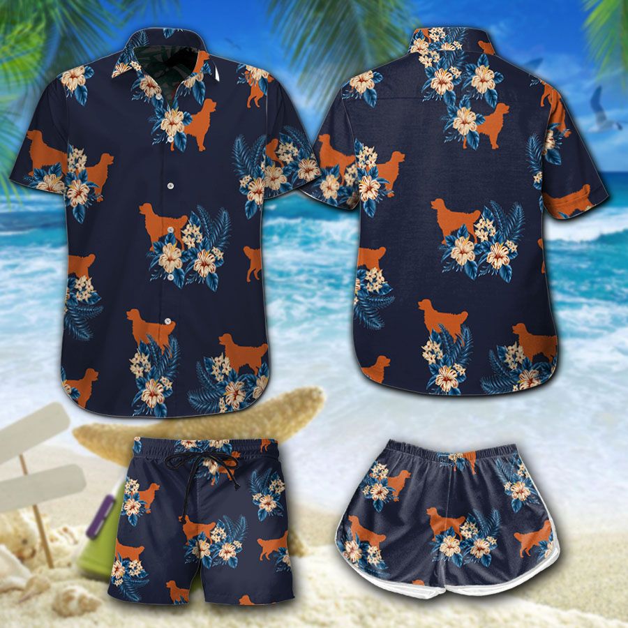 Floral Pet Golden Retriever Hawaii Shirt Summer Time Ha11864