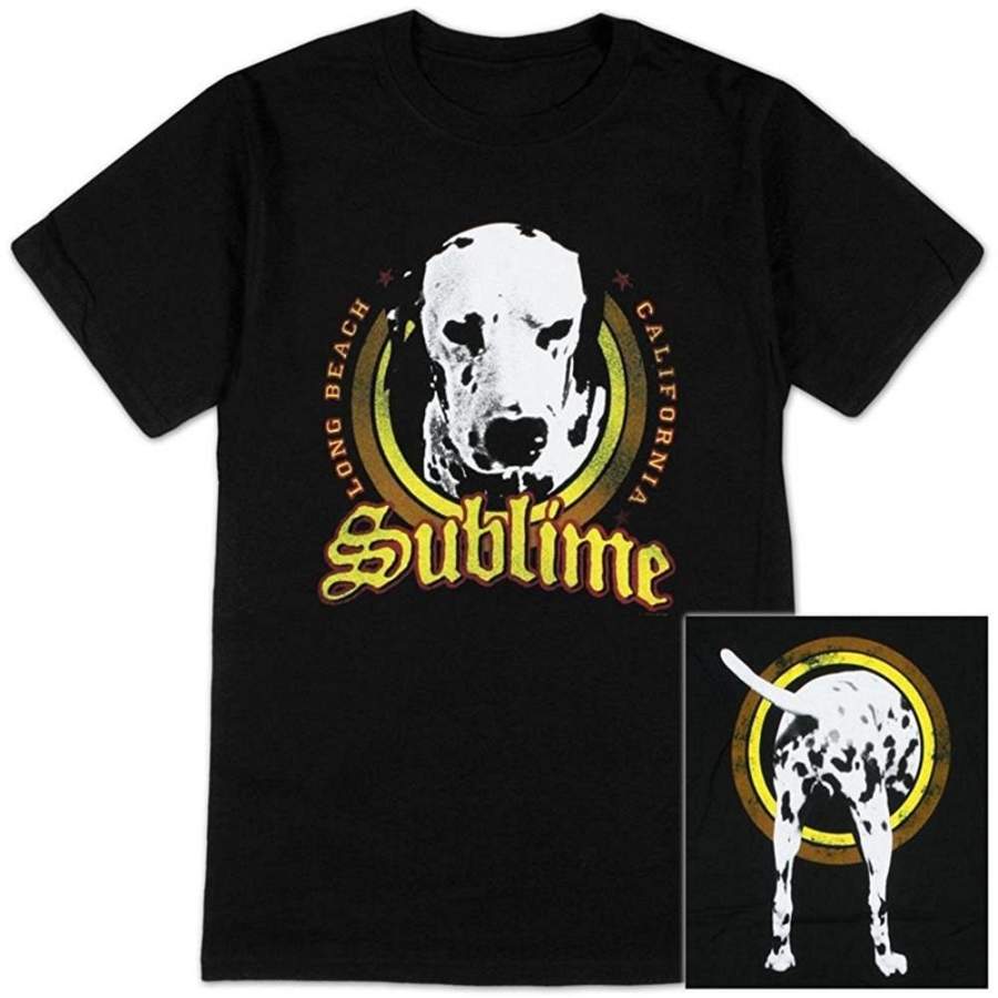 Sublime Lou Dog Mens Short Sleeve Cotton Double Side T-shirt