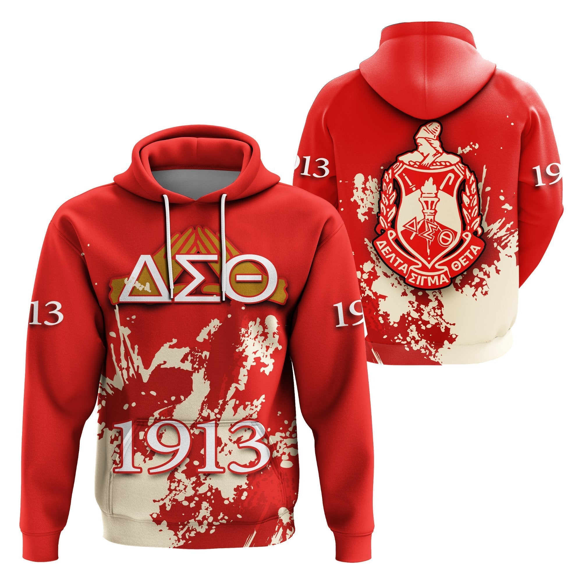 Greek Life Hoodie – Delta Sigma Theta – Spaint Style