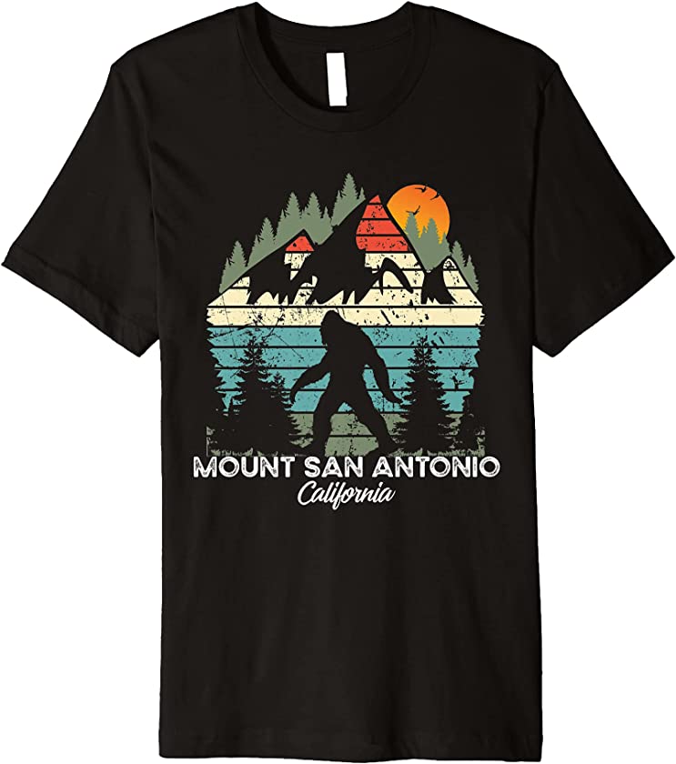 Vintage Mount San Antonio California National Park Retro 80s Premium T-Shirt