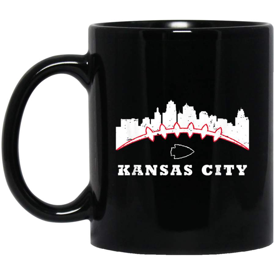 Kansas City Football Pigskin Arrowhead Sports Fan Novelty Mug