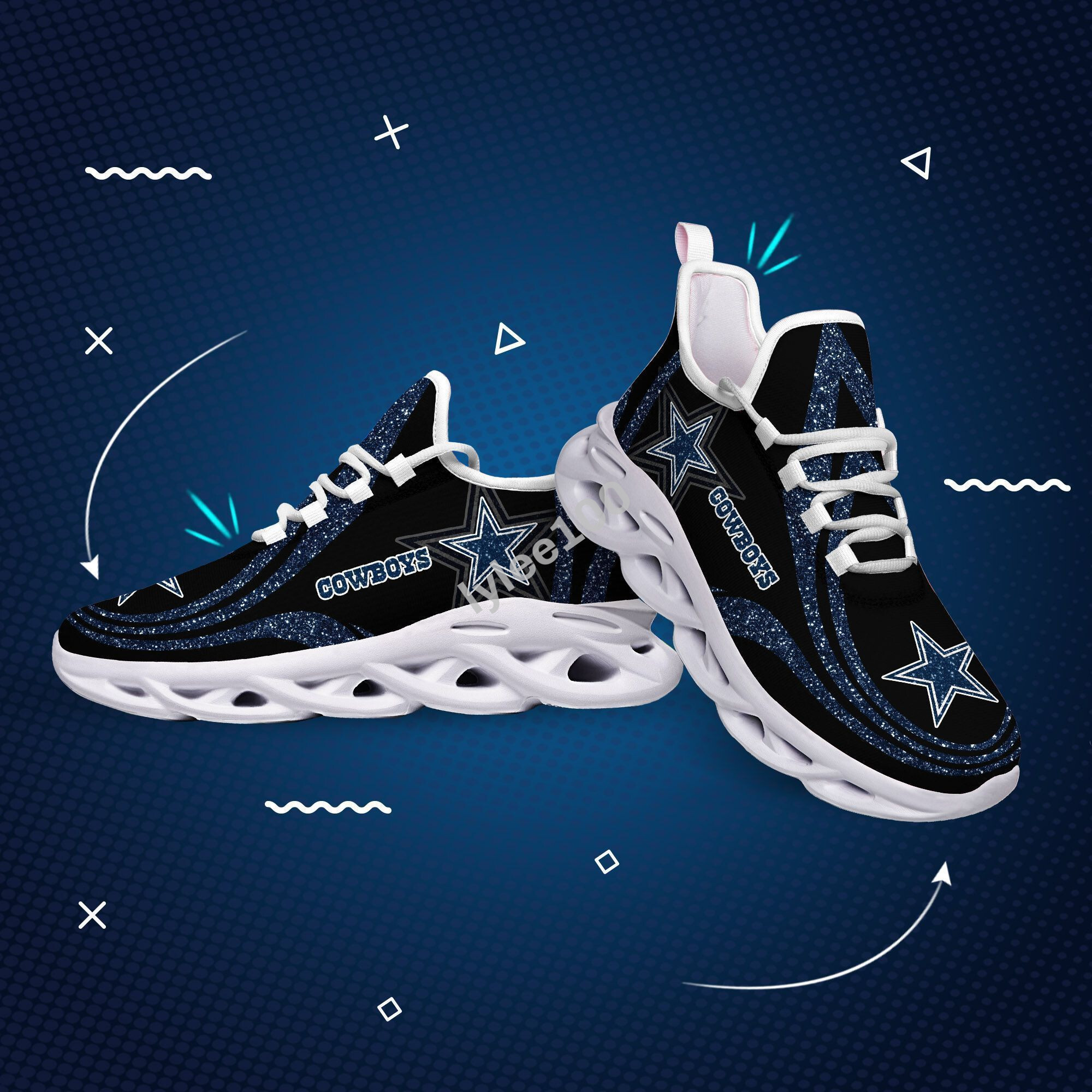 Dallas Cowboys Max Soul Sneakers, Sports Shoes, Shoes For Men And Women ...