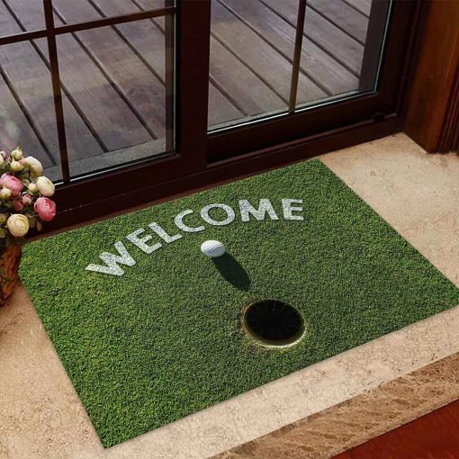 Welcome Golf Doormat 3D All Ove Printed