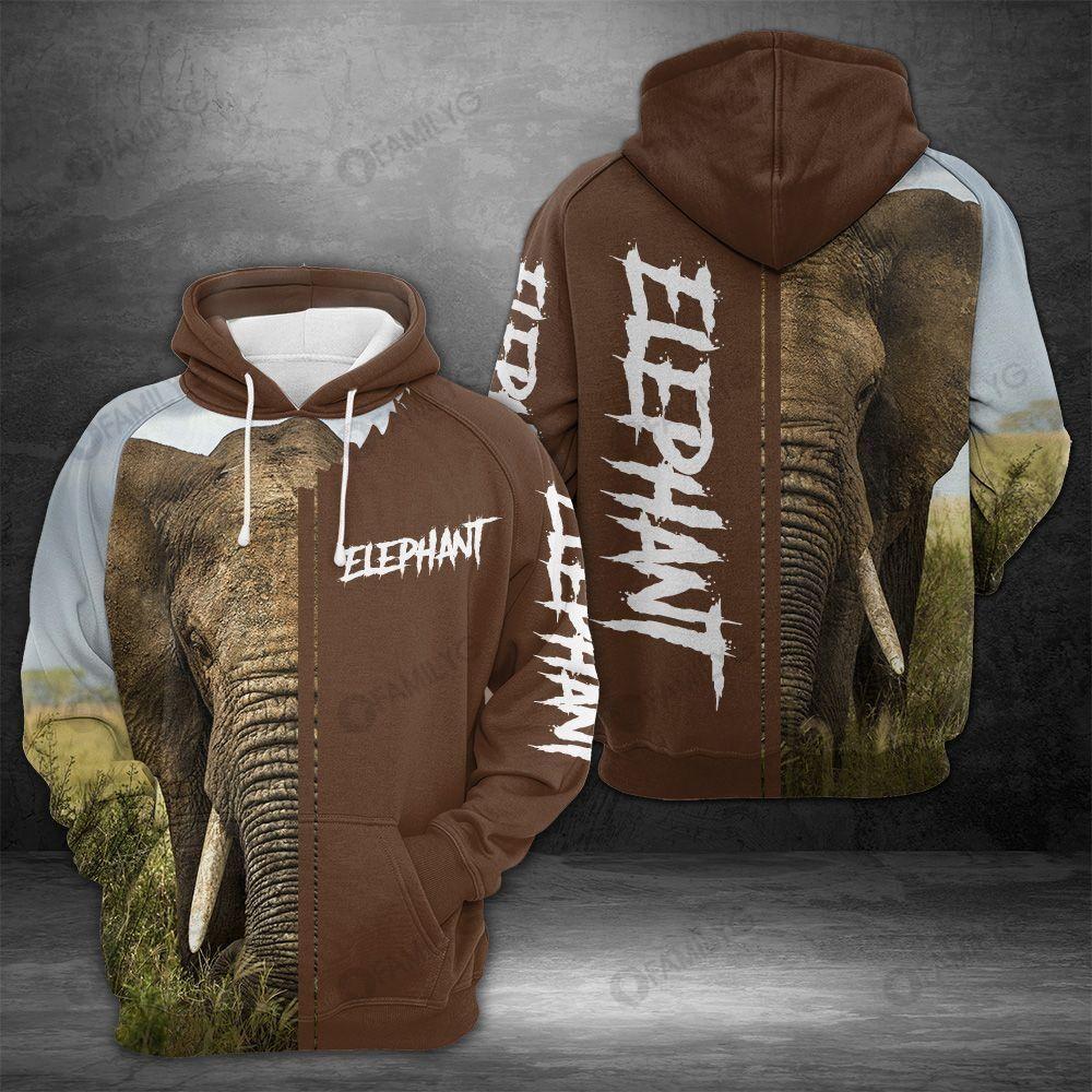 Amazing Elephant Ht26804 – All Over Print Unisex Hoodie