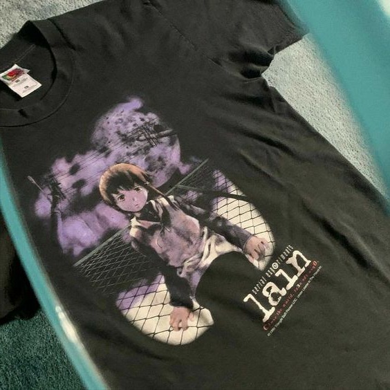 Vintage Lain Japanese Anime T Shirt Outfit