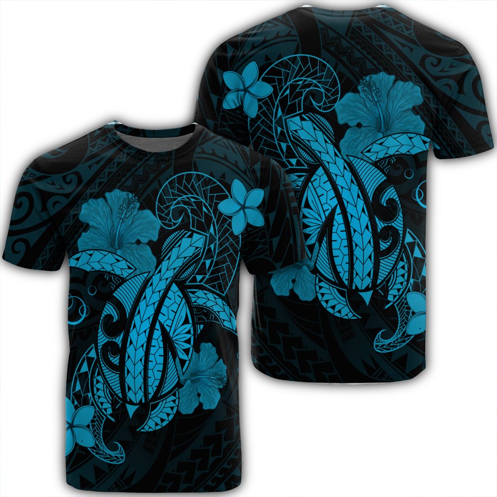 Hawaiian Turtle Flower Polynesian Turquoise Ah Ha92424