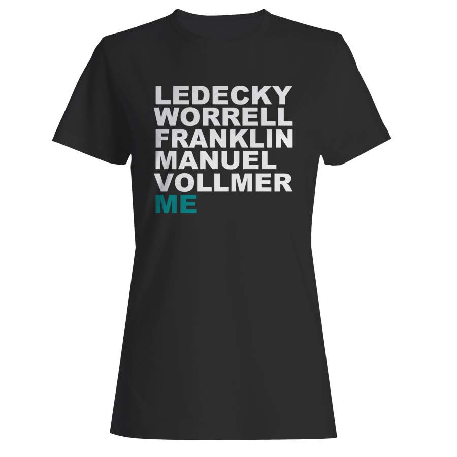 Ledecky, Worrell, Franklin, Manuel, Vollmer, Me Olympic Swim Team Woman’s T-Shirt