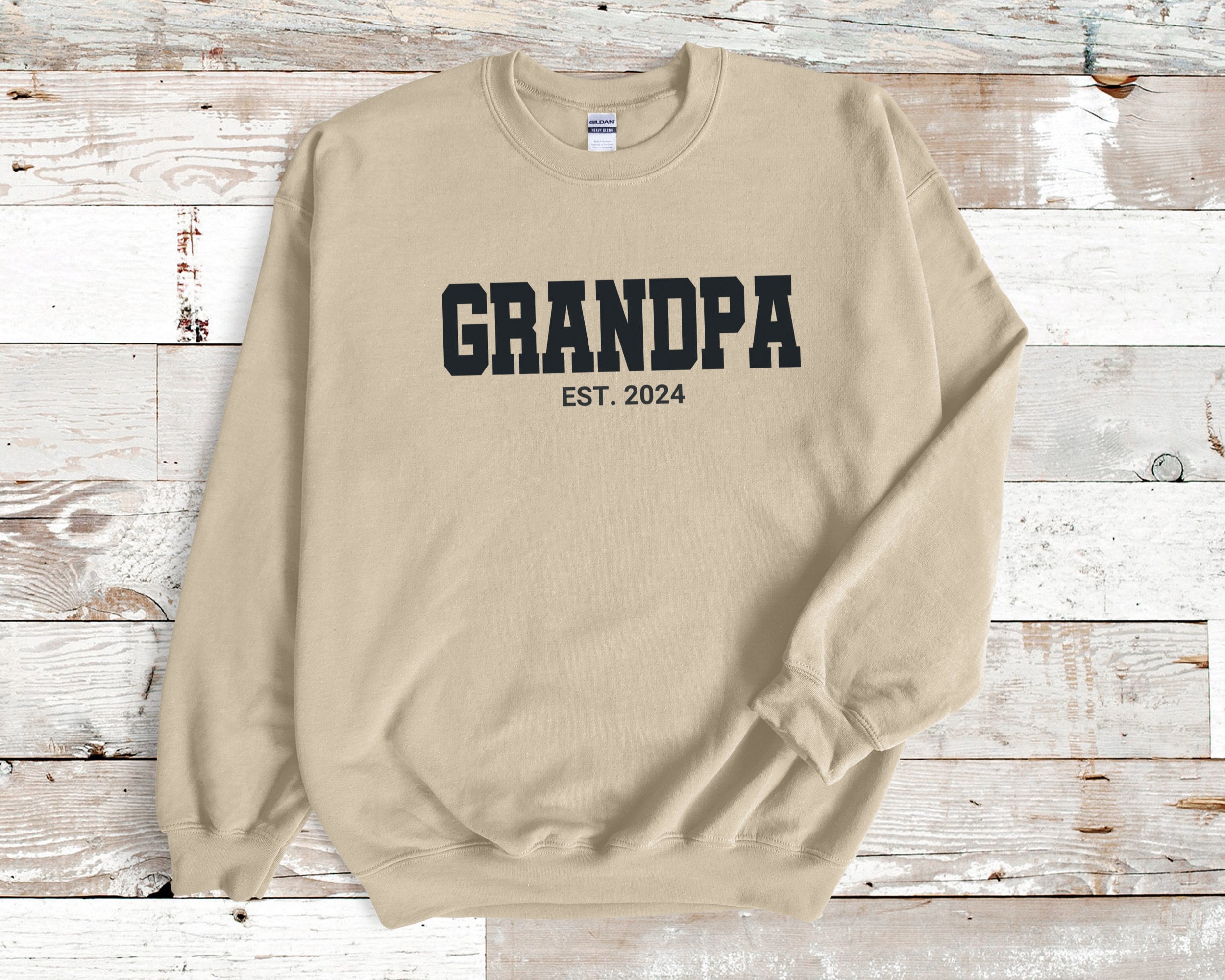 Grandpa EST 2024 Sweatshirt, Gift for Grandpa, Grandpa Shirt, Grandpa Gift, New Grandpa Gift, Papa Gift, Father’s Day Gift, Pregnancy Reveal 5