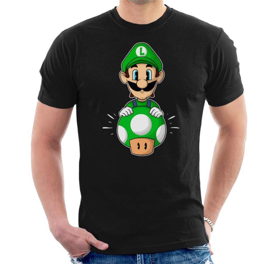 Luigi Pop Super Mario Bros Men’s T-Shirt