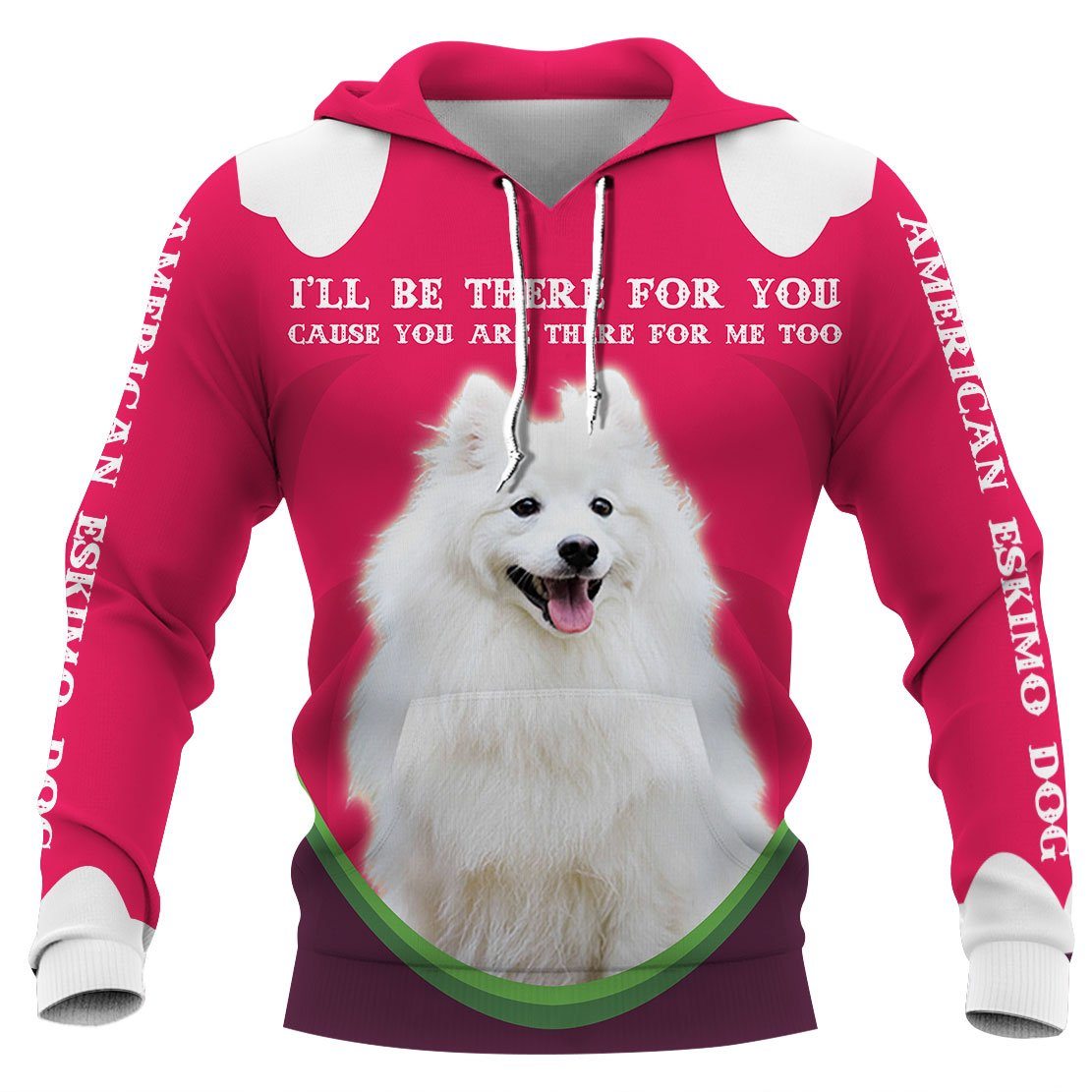 American Eskimo Dog Is There For You 3D Full Printing