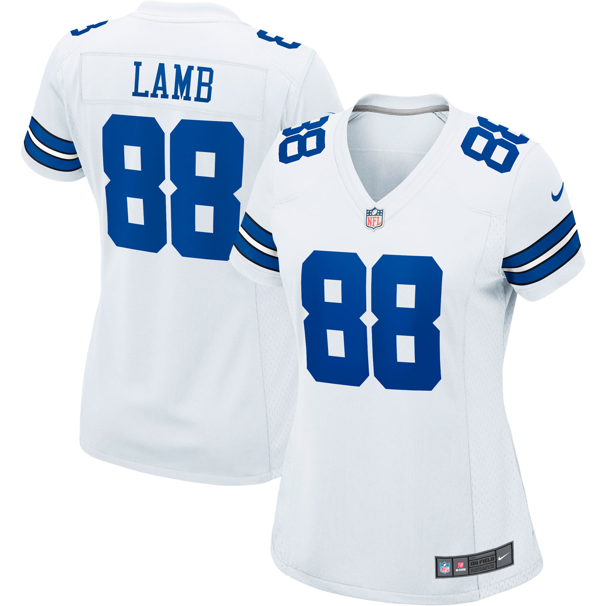 Ceedee Lamb Dallas Cowboys Womens Alternate Game Jersey – White NFL