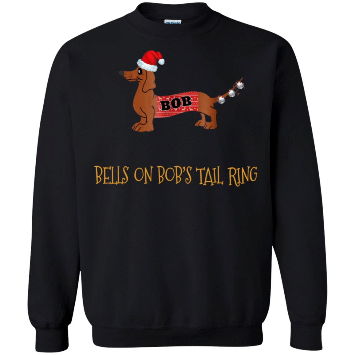 Check Out This Awesome Bells On Bob’S Tail Sarcastic Christmas Pun Shirt Sweatshirt