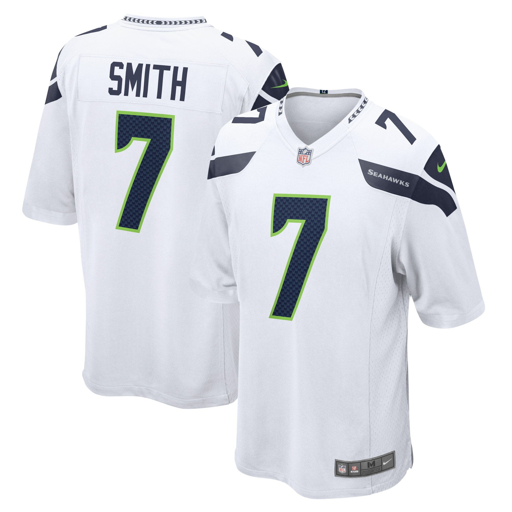 Geno Smith Seattle Seahawks Game Player Jersey – White