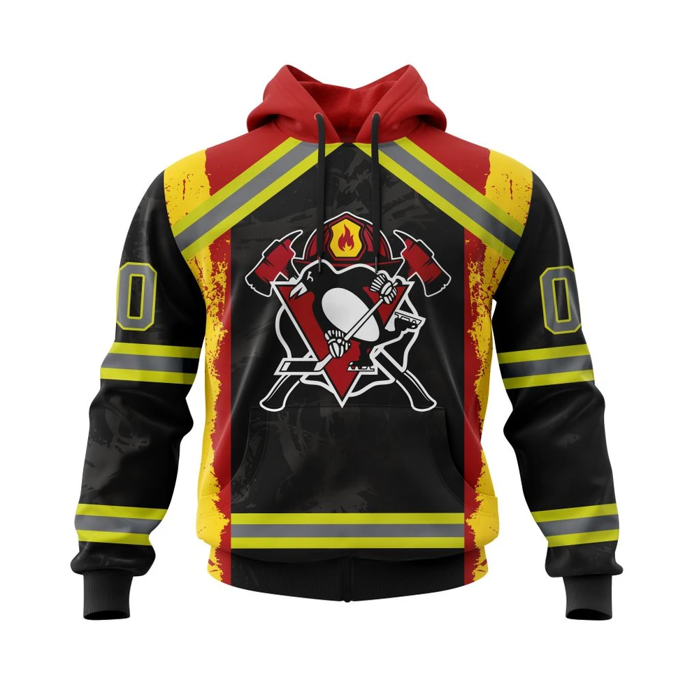 Hoodie Pittsburgh Penguins, Honnor Firefighter V0322 Qtnhl080524A3843Hd