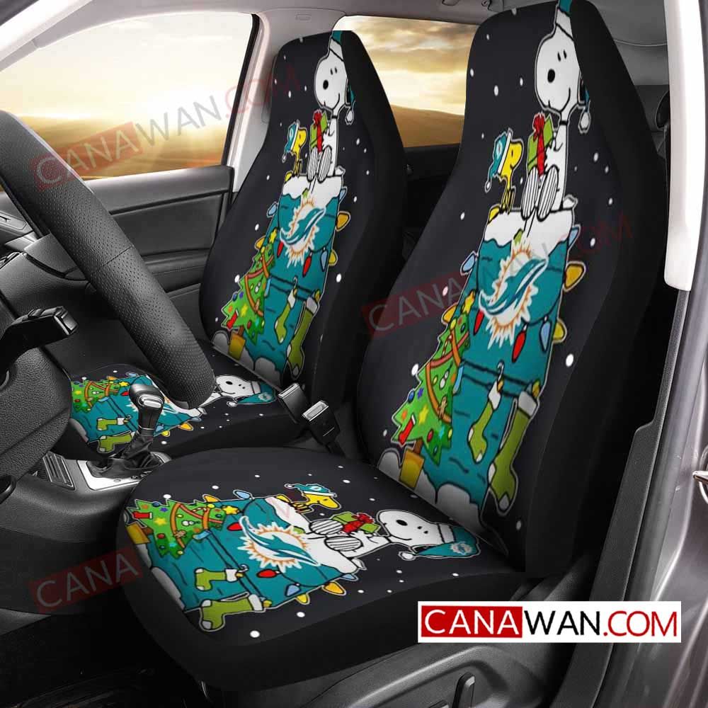 Miami Dolphins Style072 3D Customized Personalized Car Seat Cover