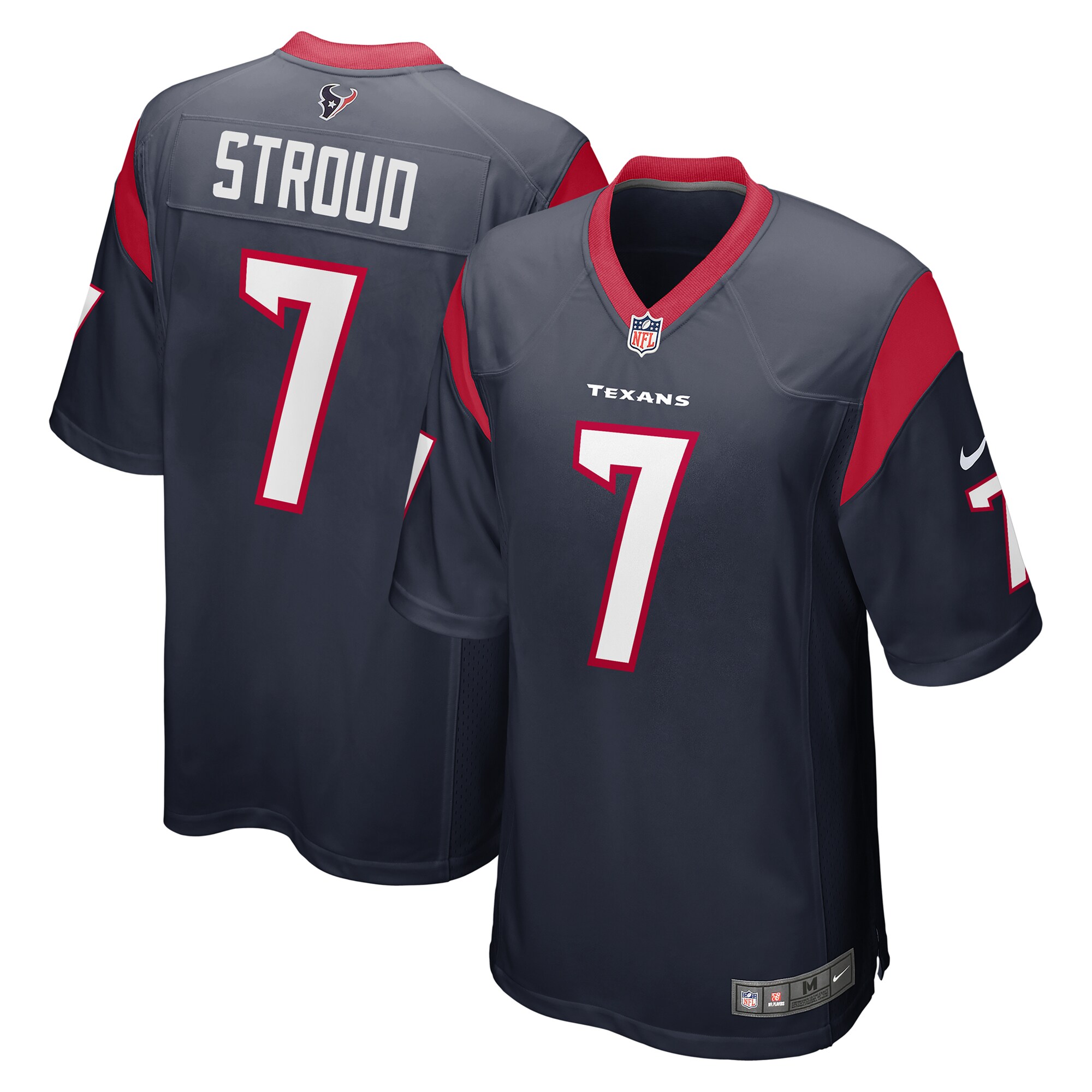 C.J. Stroud Houston Texans 2023 NFL Draft First Round Pick Game Jersey – Navy