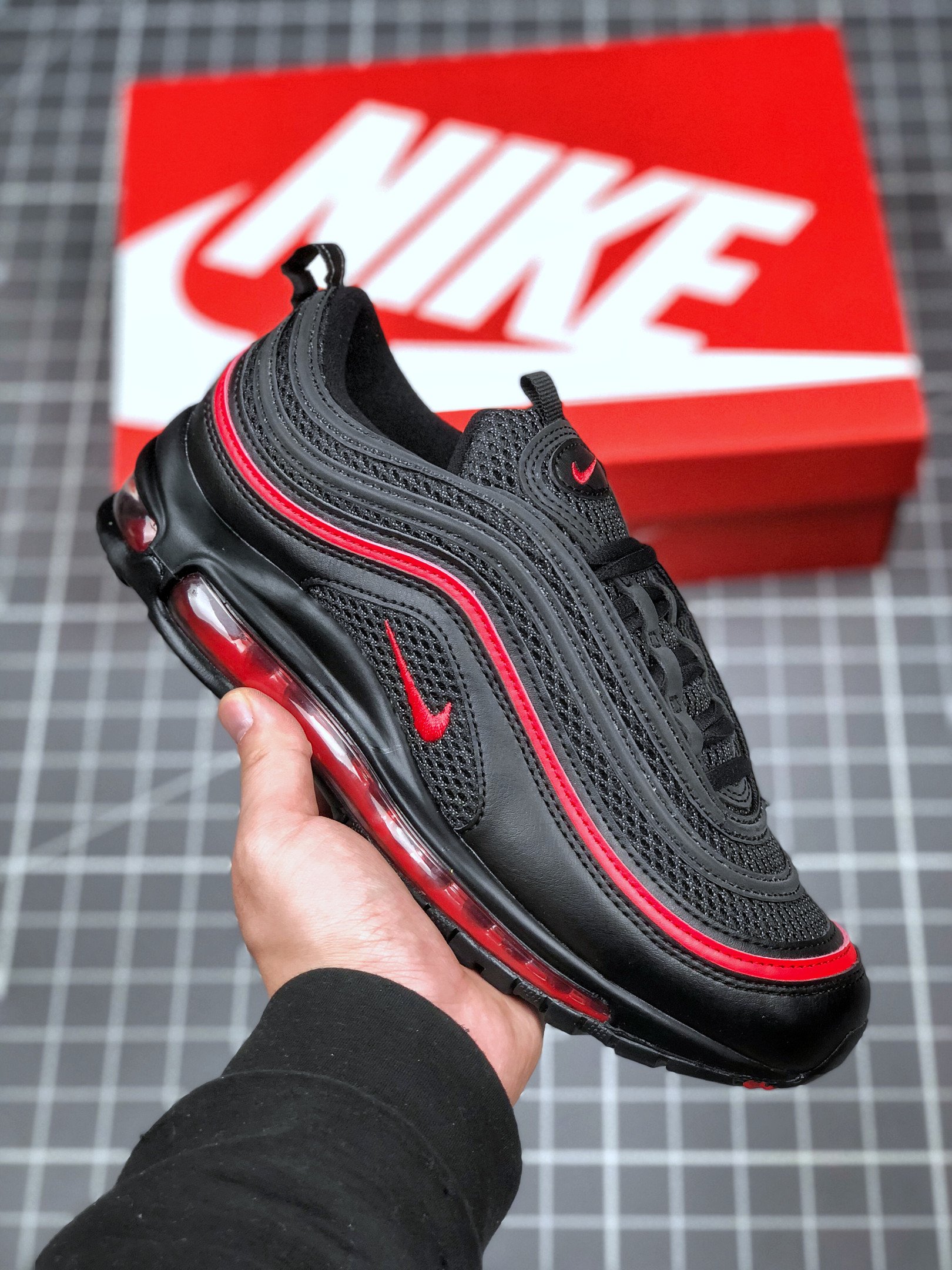 Nike Air Max 97 Valentines Day 2020 Black Red CU9990-001 602102