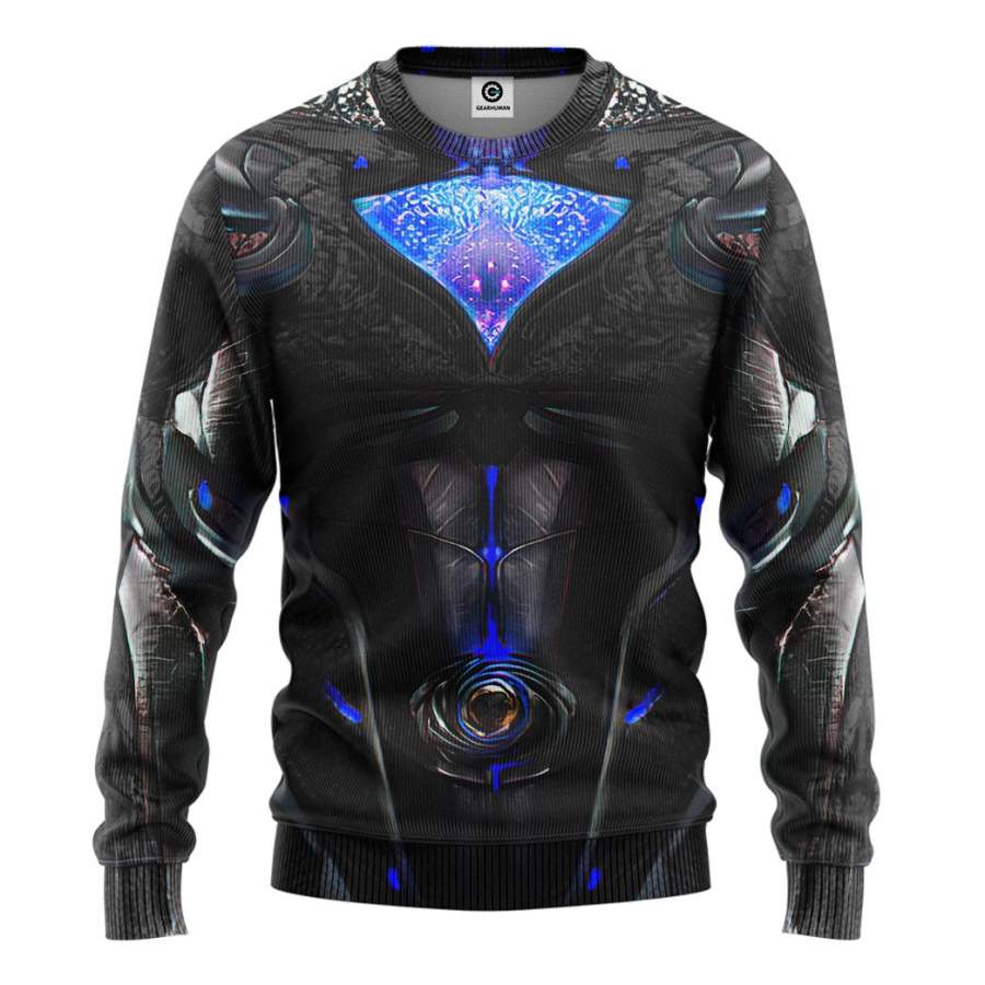 Gearhuman 3D Black Power Ranger 2017 Custom Sweatshirt Apparel