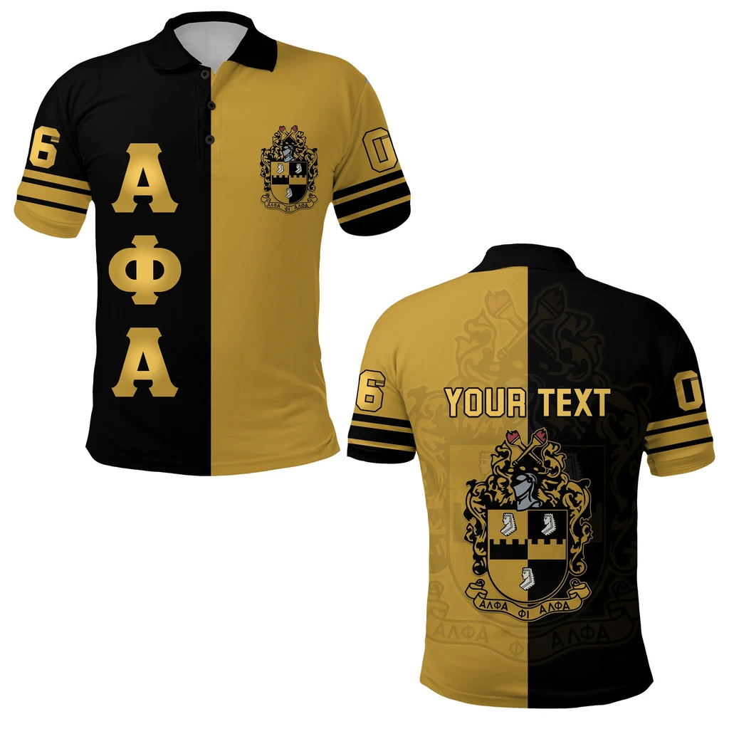 (Custom) Getteestore Polo Shirt – Alpha Phi Alpha Half Style Polo Shirts A31