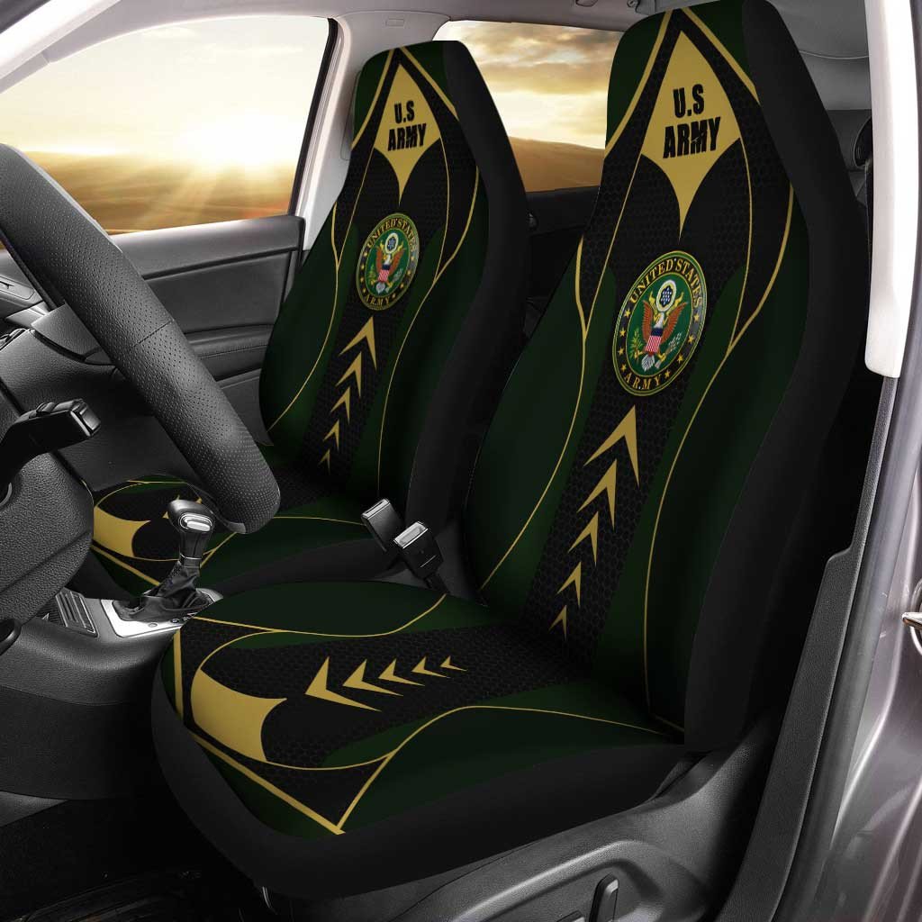 U.S. Army Car Seat Covers Custom Gifts For Veteran Patriotic Car Accessories