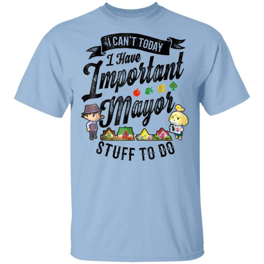 Animal Crossing Important Mayor Stuff Graphic T Shirt