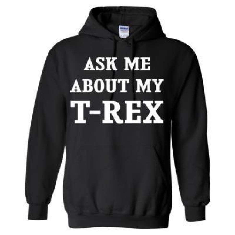 AGR Ask Me About My T Rex – Heavy Blend™ Hooded Sweatshirt