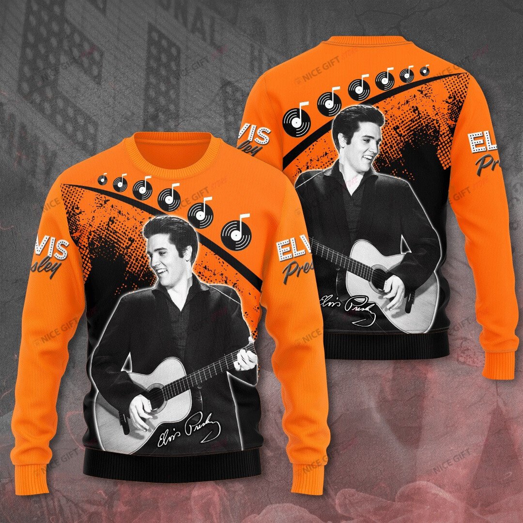 Elvis Presley Crewneck Sweatshirt 3Cs-V3D3