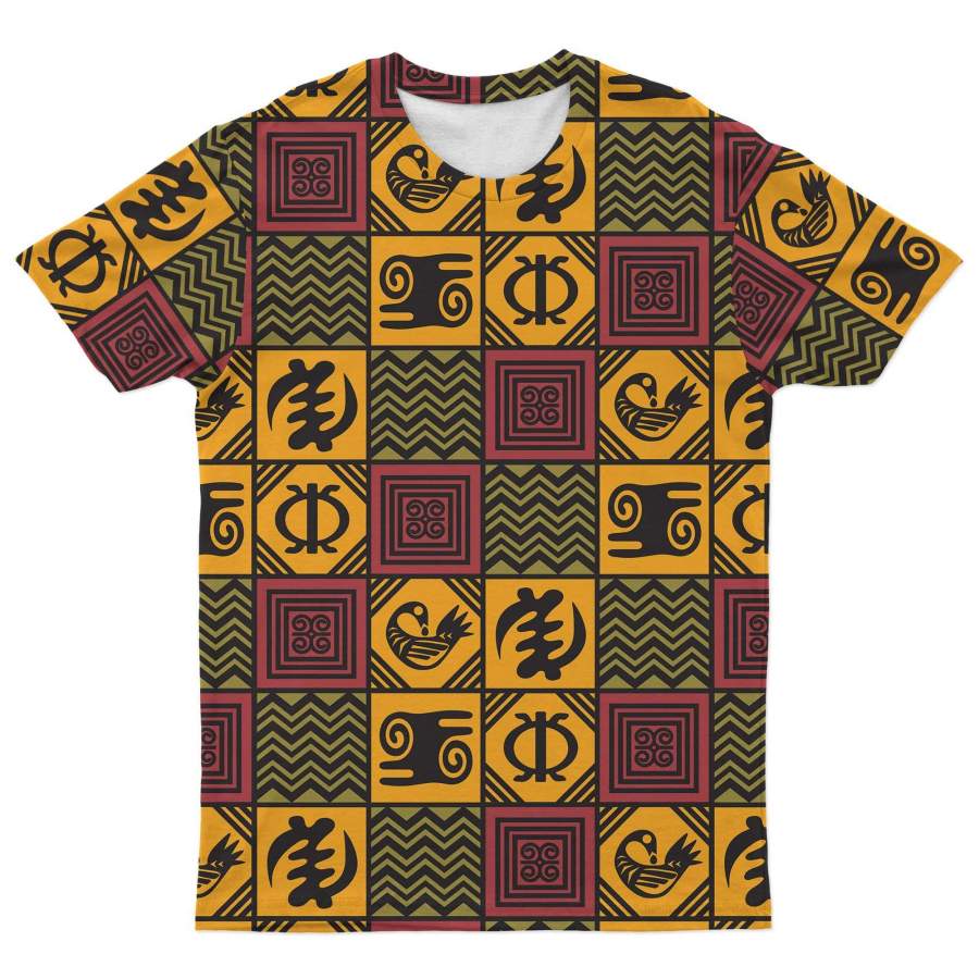 Adinkra Fabric T-shirt