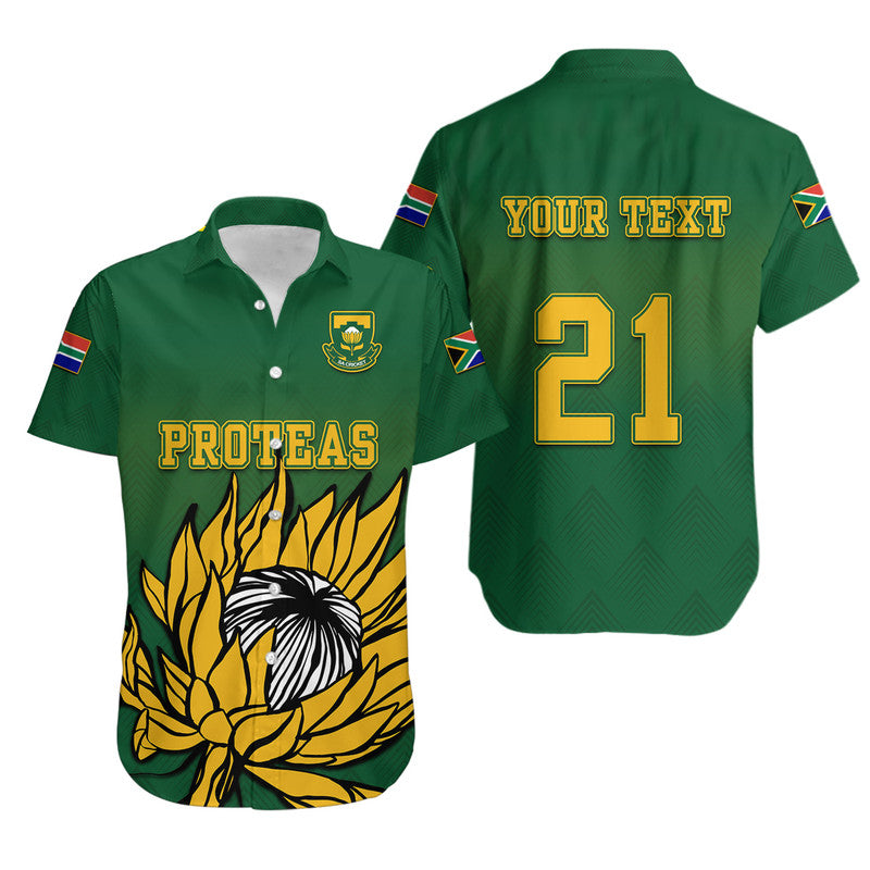 (Custom Personalised) South Africa National Cricket Team Hawaiian Shirt Proteas Sport Green Style Lt9