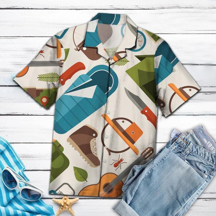 Amazing Camping Hawaii Shirt For Men Women Ha44450