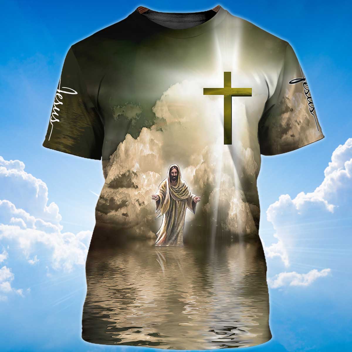 Sublimation God Jesus On T Shirt Jesus Is My Life Tee Shirt Coolspod