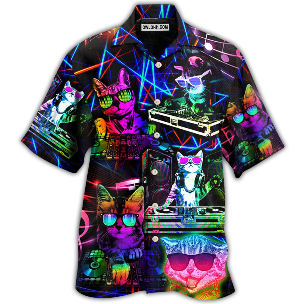 Cat Dj Cool Life Hawaii Shirt Ha74026