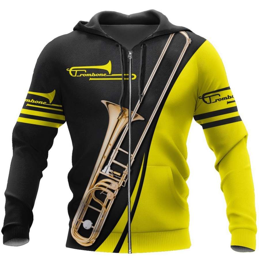 Trombone music 3d hoodie shirt for men and women HG HAC91201