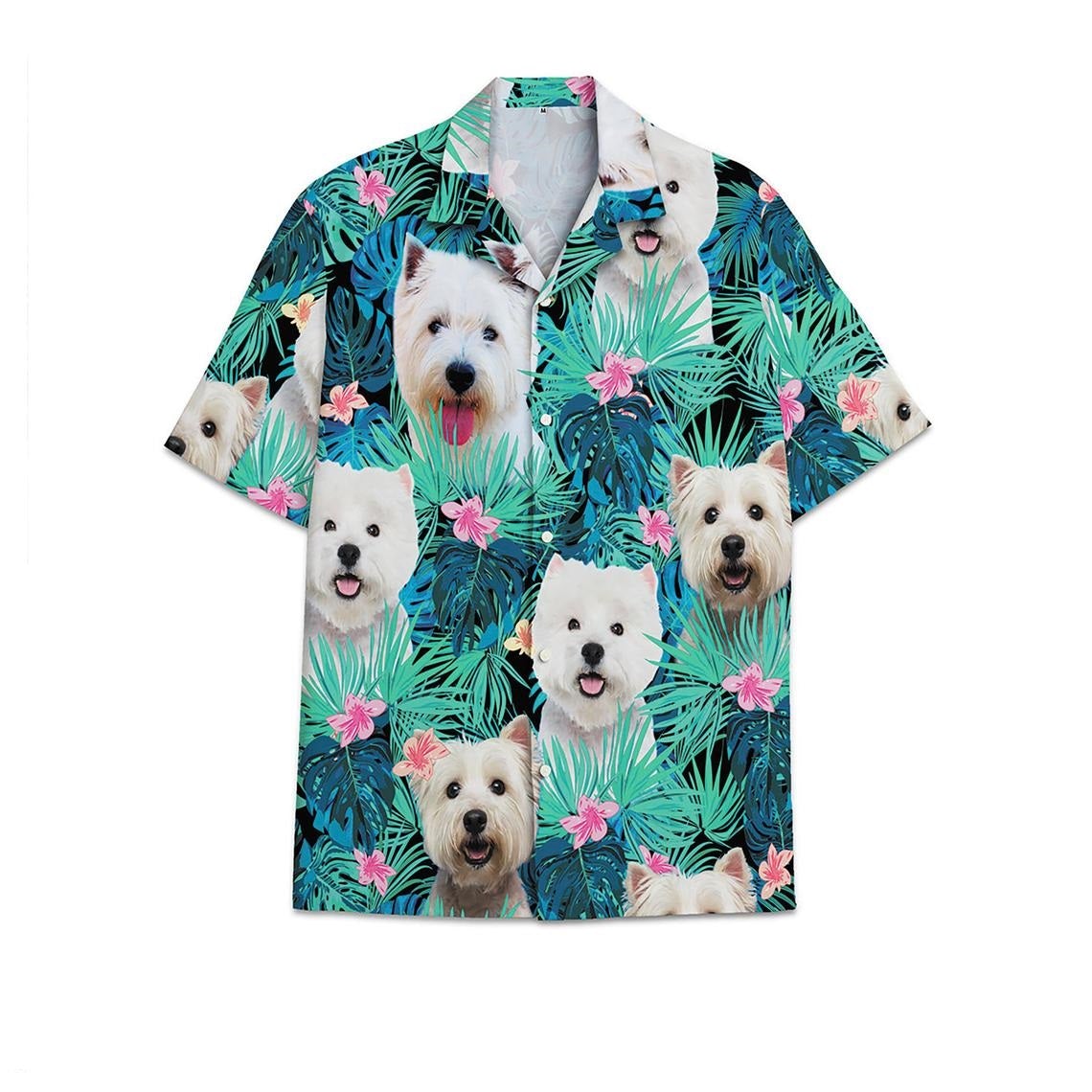 Aloha Hawaii Shirt Pet Combination Print Made In Summer Beach Shirts 21 Ha71058