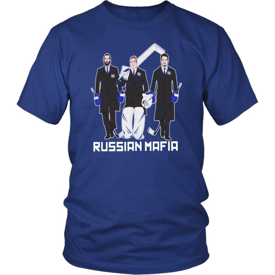 RUSSIAN MAFIA SHIRT Nikita Kucherov – Andrei Vasilevskiy – Mikhail Sergachev – Tampa Bay Lightning