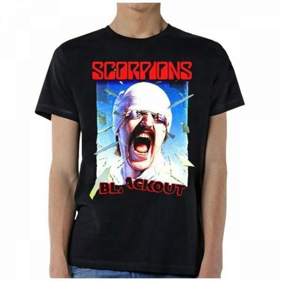 Scorpions Blackout Album Cover New T-shirt