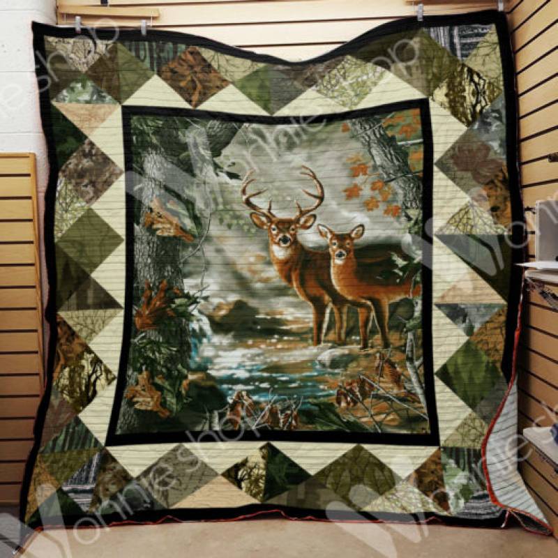 Deer Hunting Christmas Blanket OCT1101 85O33