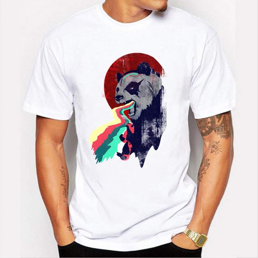 Summer Men’s Personality White T-Shirt