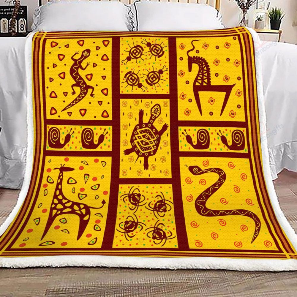 Africa Animal Art GS-1505VB Fleece Blanket