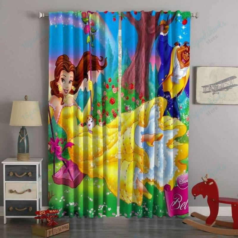 3D Printed Beauty And The Beast Custom Living Room Curtains