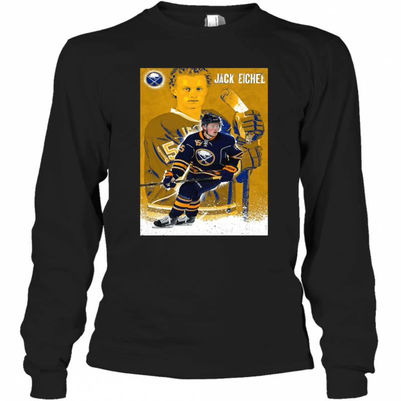 International Buffalo Sabres Jack Eichel Premium Wall Long Sleeve T-Shirt