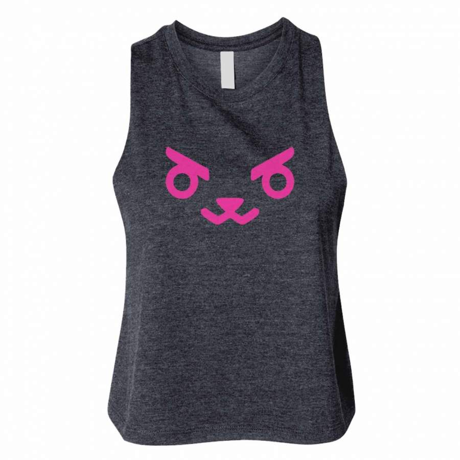 Dva Overwatch Bunny Woman Crop Tanktop