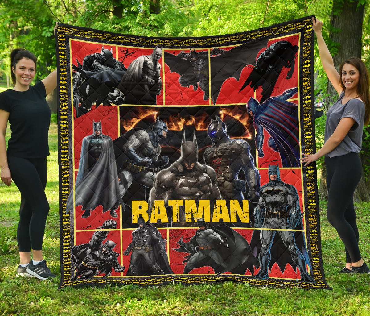 The Bat Man Premium Quilt Blanket Movie Home Decor Custom For Fans Nt022202