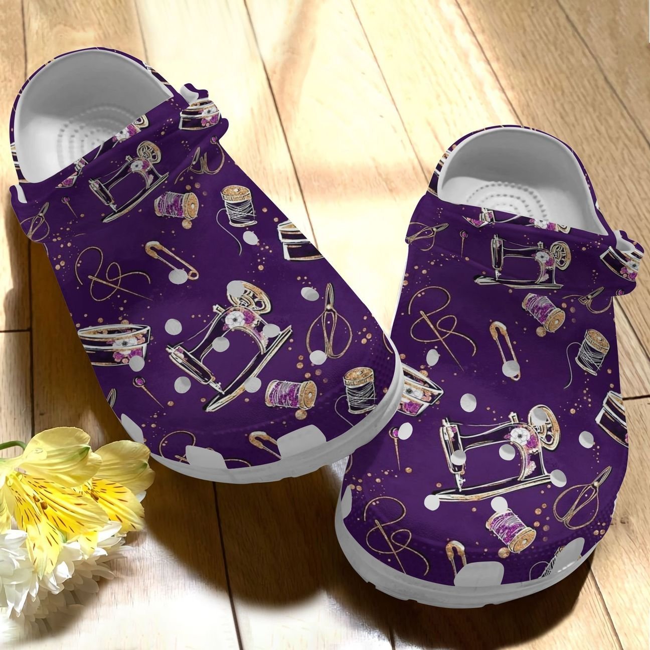 Sewing Personalize Clog, Custom Name, Text, Fashion Style For Women, Men, Kid, Print 3D Lover