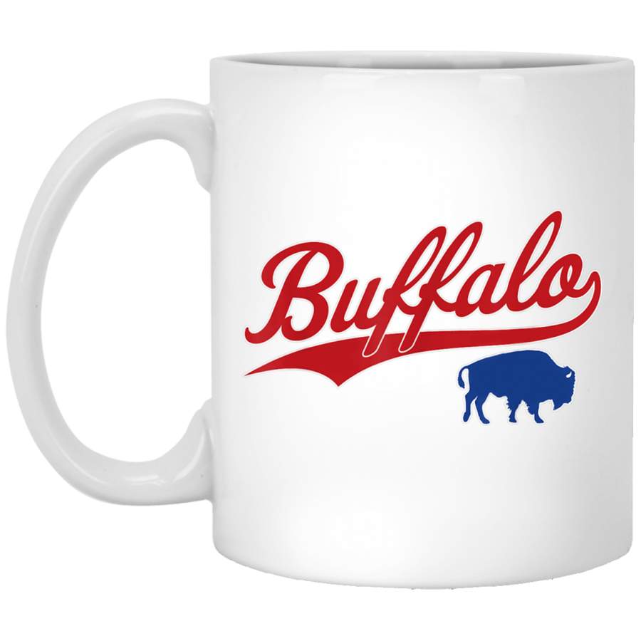 Buffalo Football – Vintage New York Bills Mafia Sport White Mug