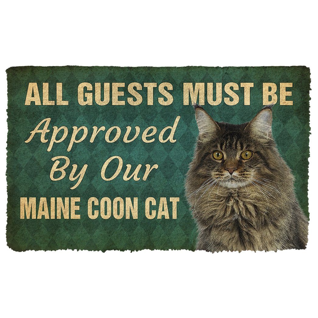 Gearhumans  Gearhuman 3D Must Be Approved By Our Maine Coon Cat Custom Doormat