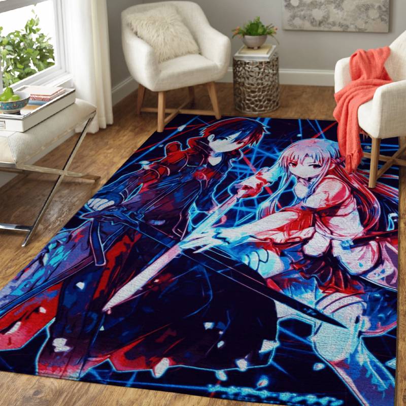 Anime SAO Kirito X Asuna Area Rug – Carpet