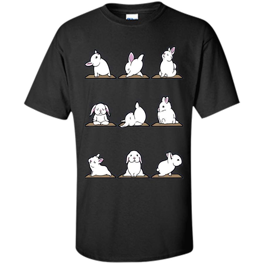 Bunnies Rabbit Yoga TShirt | Yoga Tshirt shirt